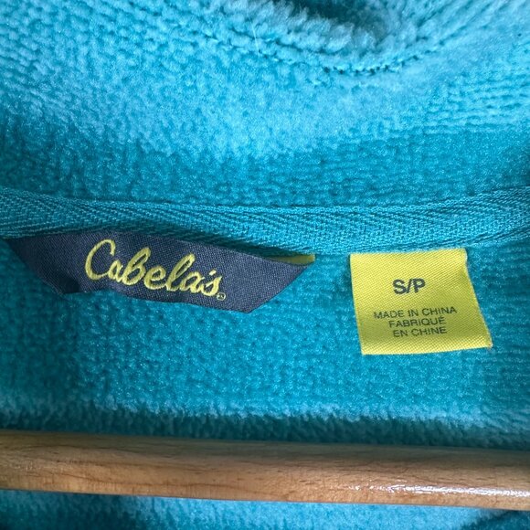 Cabela's Women's Zip Up Sweatshirt with Hood Light Green Hoodie Size Small - Picture 7 of 11